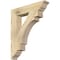 Ekena Millwork Merced Traditional Rough Sawn Bracket, Douglas Fir, 4"W x 22"D x 26"H BKT04X22X26MRC01RDF - alternate 1